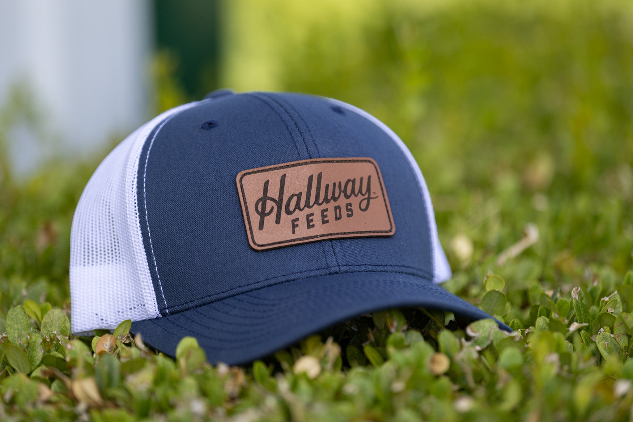 Leather Patch Hat – Hallway Feeds